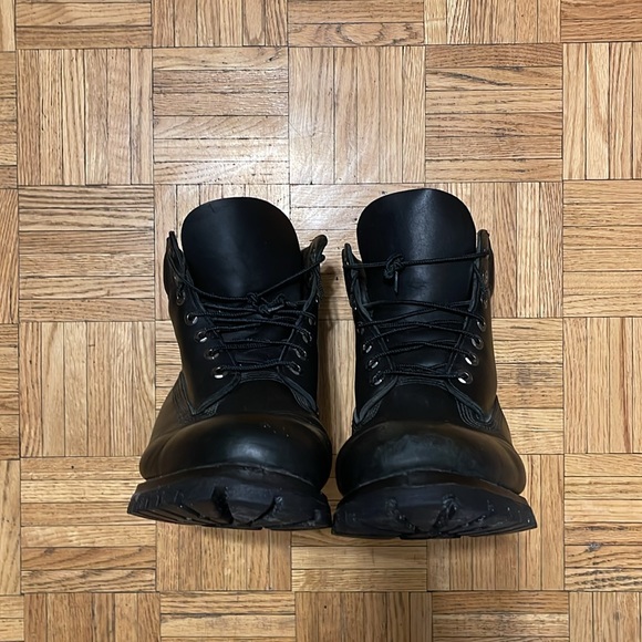 Timberland Leather Winter Boots Size In Black - Picture 4 of 7